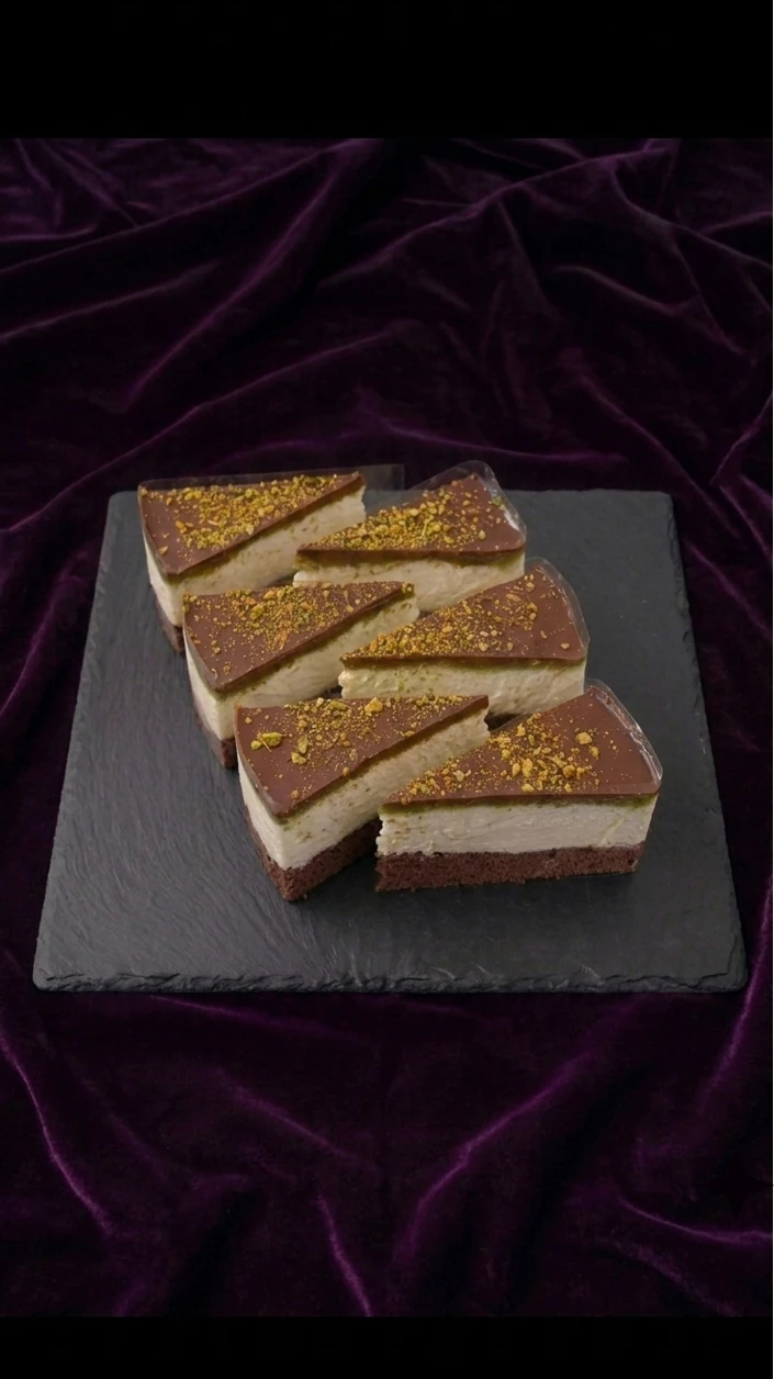 Pistáciová Torta — Pistáciová mascarpone plnka, pistácie navrchu